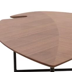 Leaf Table Basse Noyer L120 -Décor Soldes leaf table basse noyer l120 2