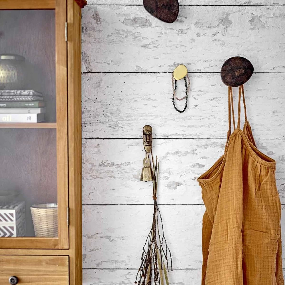 Lot De 3 Patères Forme Organique En Alu Finition Laiton - Bloomingville 3 Lot De 3 Patères Forme Organique En Alu Finition Laiton - Bloomingville – Image 2