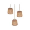 Lot De 3 Suspensions Bambou Naturel - Opjet Paris