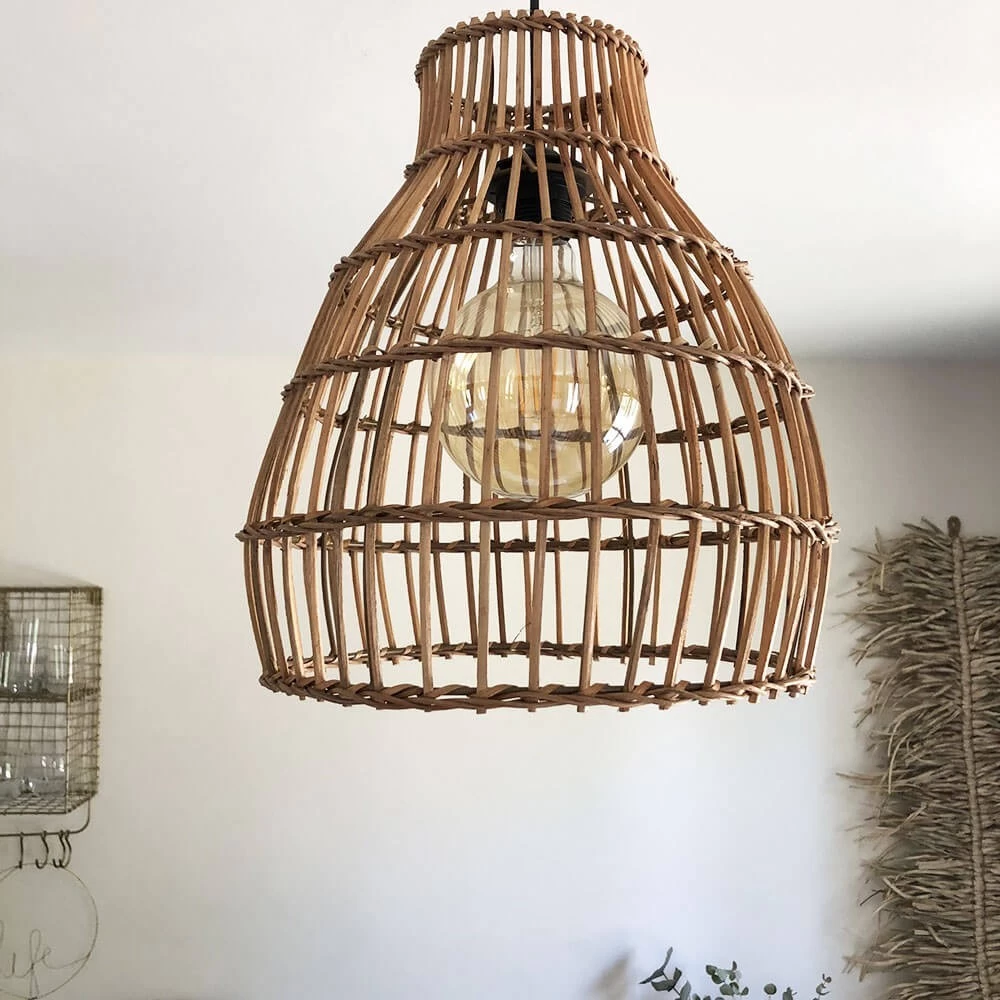 Abat Jour Pour Luminaire Naturel Sofia En Rotin Naturel Forme Nasse Marron 3 Abat Jour Pour Luminaire Naturel Sofia En Rotin Naturel Forme Nasse Marron