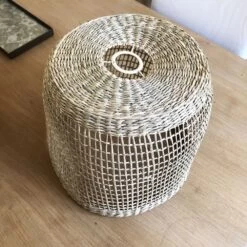 Abat Jour Pour Lampe Bohème Et Naturel Solène En Fibres Végétales Tressées -Décor Soldes luminaire naturel solene en fibres vegetales 2 tailles 6