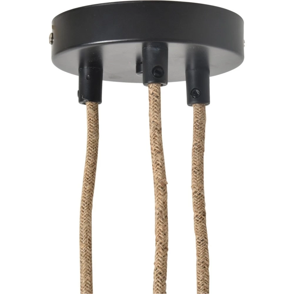 Monture 3 Cordes E27 Avec Douilles Thermoplastiques Noires Et Fil Corde 4 Monture 3 Cordes E27 Avec Douilles Thermoplastiques Noires Et Fil Corde – Image 2