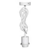 Monture Avec Douille Métal Blanc Et Cordon Tissu Blanc -Décor Soldes monture metal blanc cordon tissu blanc