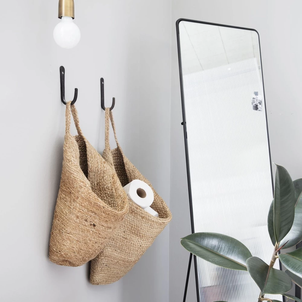 Panier De Rangement Mira Suspendu En Chanvre Naturel Avec Anse - Taille L 5 Panier De Rangement Mira Suspendu En Chanvre Naturel Avec Anse - Taille L – Image 3