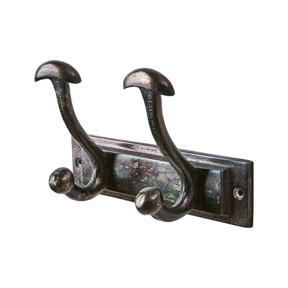 Patère - 2 Crochets En Aluminium Coloris Bronze 4 Patère - 2 Crochets En Aluminium Coloris Bronze – Image 2