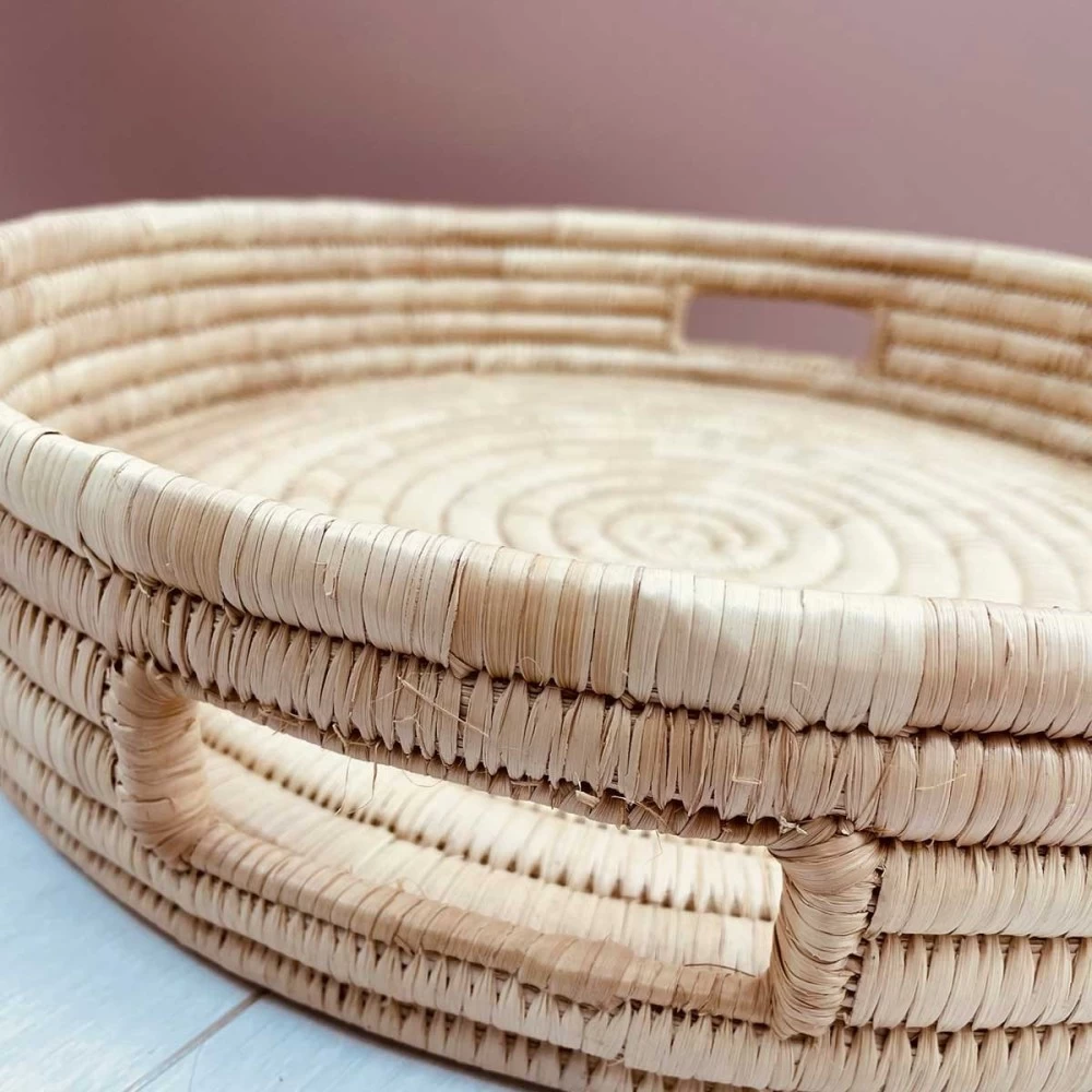 Plateau - Décoration Murale Naturelle D30cm 4 Plateau - Décoration Murale Naturelle D30cm – Image 2