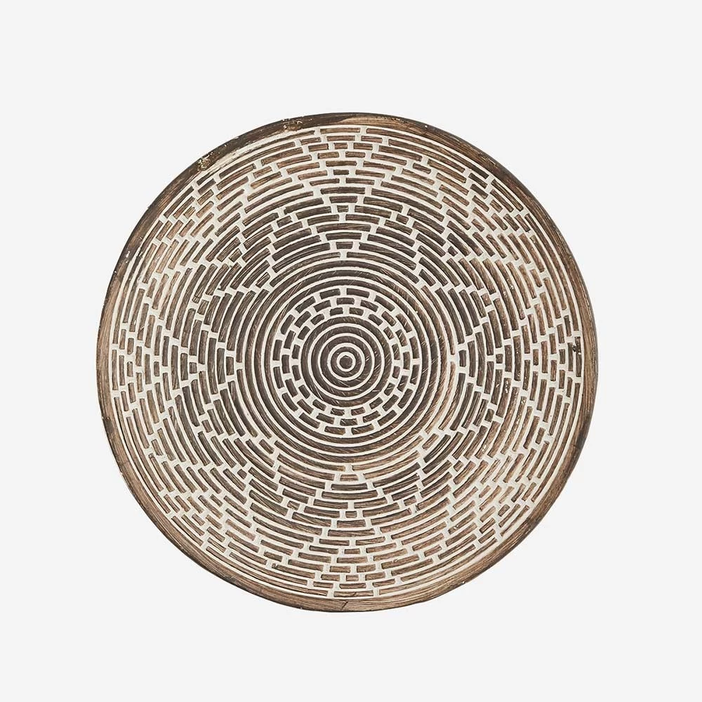 Plateau Rond Motif Ethnique En Argile Taille M Pour Déco Murale 3 Plateau Rond Motif Ethnique En Argile Taille M Pour Déco Murale