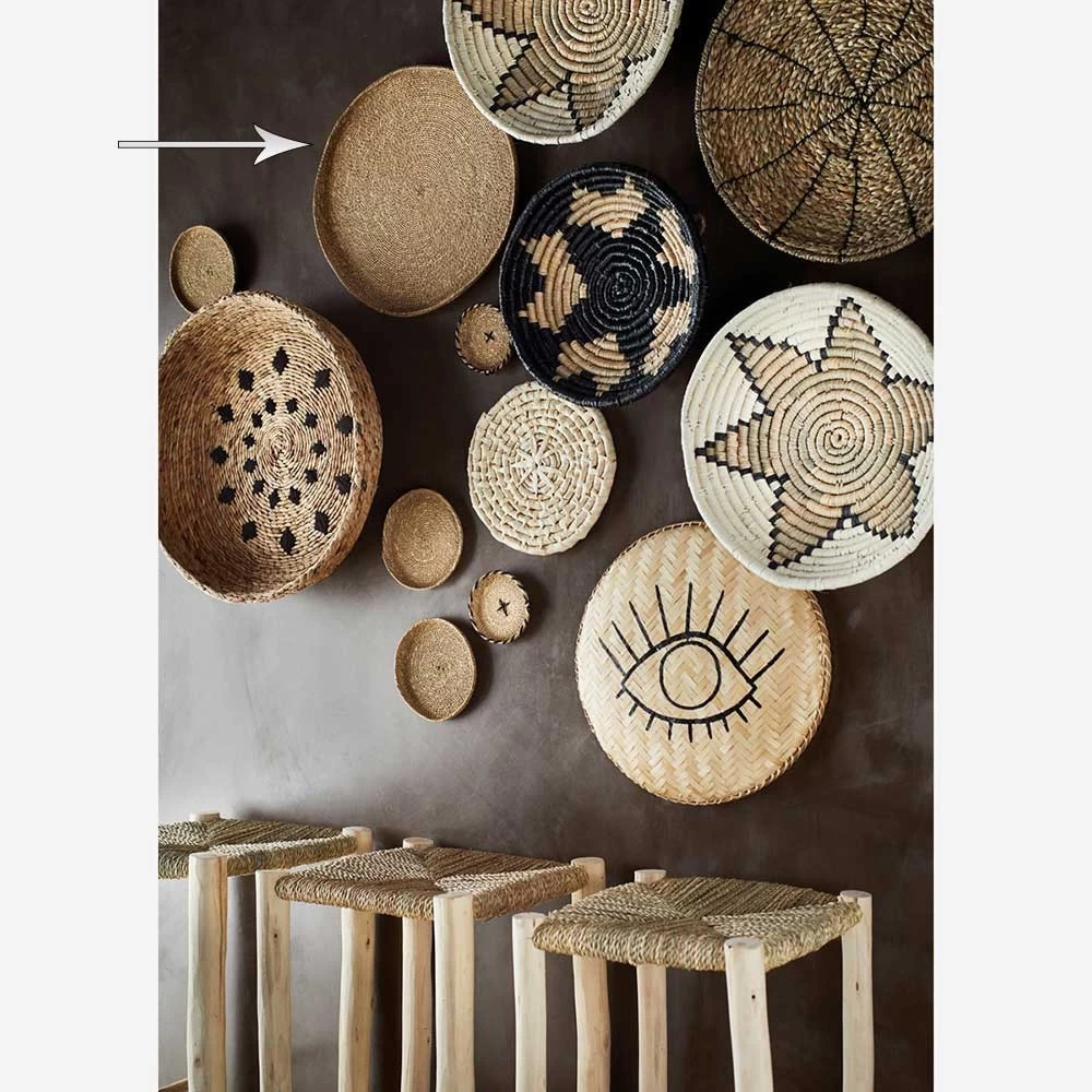 Plateau Rond En Herbes De Mer Taille L Pour Déco Murale Ou à Poser 5 Plateau Rond En Herbes De Mer Taille L Pour Déco Murale Ou à Poser – Image 3