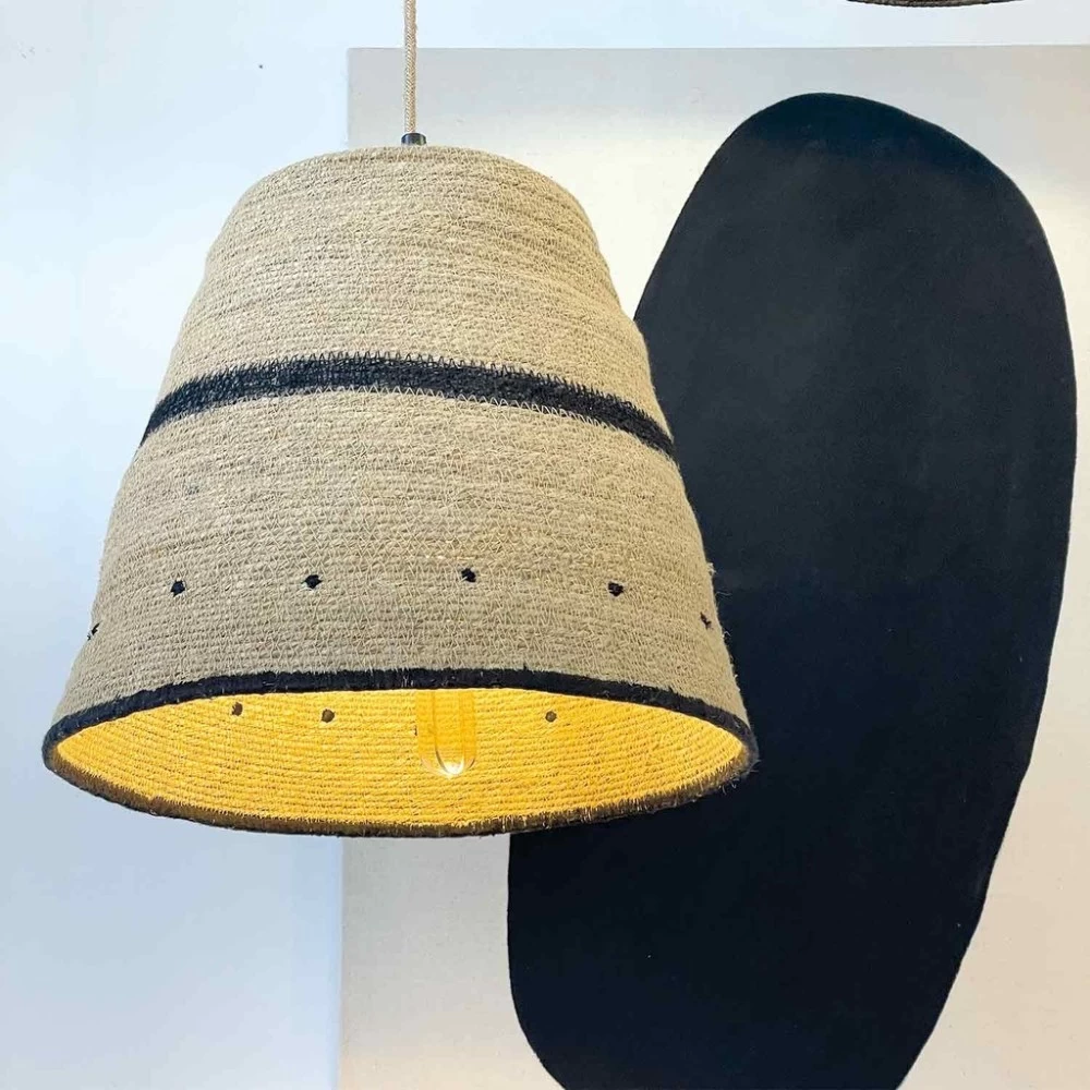 Abat Jour Pour Lustre En Herbier à Pois Noir - Opjet Paris 4 Abat Jour Pour Lustre En Herbier à Pois Noir - Opjet Paris – Image 2