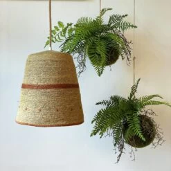 Abat Jour Pour Luminaire En Herbier à Pois Terracotta - Opjet Paris -Décor Soldes suspension abat jour en herbier a pois terracotta opjet paris 2