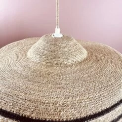 Abat Jour Pour Luminaire En Herbier à Rayures - Opjet Paris -Décor Soldes suspension abat jour en herbier a rayures opjet paris 7