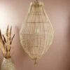 Suspension Ou Lustre Rotin Naturel Forme Nasse 1 Suspension Ou Lustre Rotin Naturel Forme Nasse -Décor Soldes suspension abat jour rotin naturel forme nasse