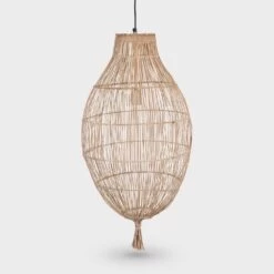 Suspension Ou Lustre Rotin Naturel Forme Nasse 11 Suspension Ou Lustre Rotin Naturel Forme Nasse -Décor Soldes suspension abat jour rotin naturel forme nasse 3