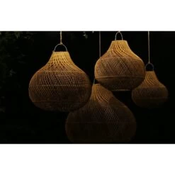 Abat Jour Pour Lampe En Rotin M Coloris Naturel D. 30 Cm Faite à Bali 7 Abat Jour Pour Lampe En Rotin M Coloris Naturel D. 30 Cm Faite à Bali -Décor Soldes suspension en rotin m coloris naturel d 30 cm 2