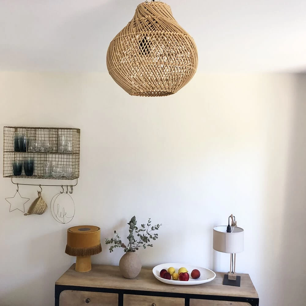 Abat Jour Pour Lampe En Rotin M Coloris Naturel D. 30 Cm Faite à Bali 3 Abat Jour Pour Lampe En Rotin M Coloris Naturel D. 30 Cm Faite à Bali