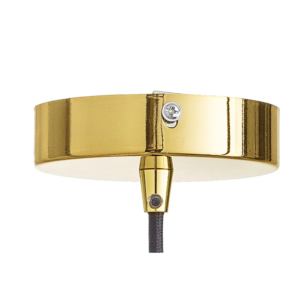 Suspension En Verre Strié Vert D22cm - Bloomingville 4 Suspension En Verre Strié Vert D22cm - Bloomingville – Image 2