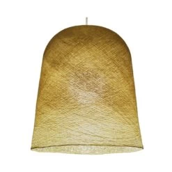 Suspension Forme Jupe Tissée Toute équipée - Coloris Moutarde 11 Suspension Forme Jupe Tissée Toute équipée - Coloris Moutarde -Décor Soldes suspension jupe tissee coloris moutarde 3