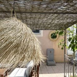 Abat Jour Pour Luminaire Marocain Demi-cercle Avec Franges En Palmier Tressé 11 Abat Jour Pour Luminaire Marocain Demi-cercle Avec Franges En Palmier Tressé -Décor Soldes suspension marocaine demi cercle palmier tresse 3