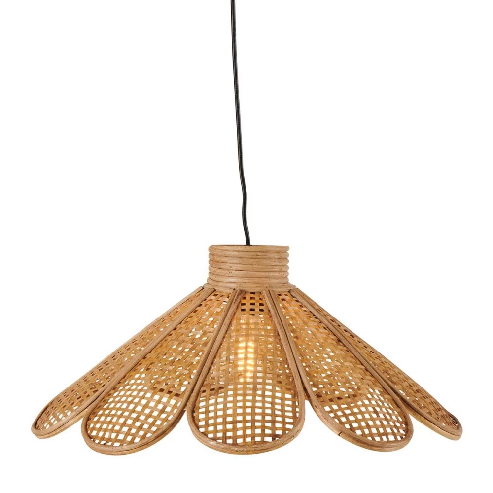 Abat Jour Pour Lampe Pétale En Bambou Naturel Tamira D51cm 5 Abat Jour Pour Lampe Pétale En Bambou Naturel Tamira D51cm – Image 3