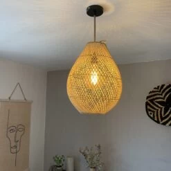 Abat Jour Pour Lampe Rotin Kalas L Coloris Naturel Abat Jour Fait à Bali 9 Abat Jour Pour Lampe Rotin Kalas L Coloris Naturel Abat Jour Fait à Bali -Décor Soldes suspension rotin kalas l naturel abat jour bali 2