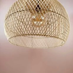 Abat Jour Pour Lampe En Rotin Naturel Brasilia Bali, Modèle Fait à La Main 9 Abat Jour Pour Lampe En Rotin Naturel Brasilia Bali, Modèle Fait à La Main -Décor Soldes suspension rotin naturel brasilia bali fait main 2