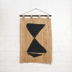 Tenture Murale "Maha" En Chanvre Avec Support - House Doctor